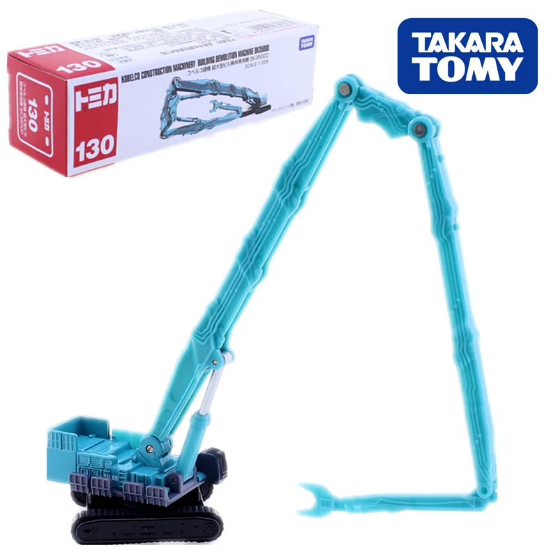 Takara Tomy длинный тип Tomica No.130 Kobelco строительная техника ультра-большой демонтаж