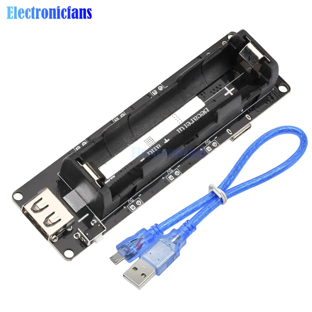 ESP32 ESP32S 18650 плата для зарядки аккумулятора V3 Micro USB порт Type A 0.5A Raspberry Pi Arduino зарядное