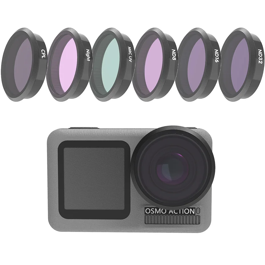 Фильтр для спортивной камеры Osmo Action CPL UV ND 8 16 32 64-PL набор фильтров нейтральной