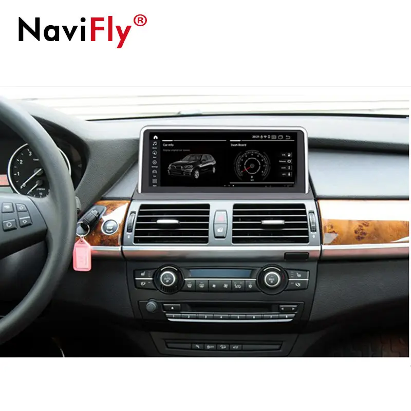 Best IPS 8Core Android 9.0 CAR DVD FOR BMW X5 E70 X6 E71 CCC/CIC system player audio stereo Multimedia GPS Navigation stereo monitor 1