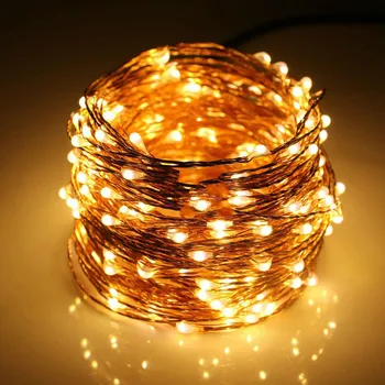 

LED String Lights 10m 20m 30m 50m 100m street garland Decoration Light Outdoor Christmas Fairy Lights with Power Adapter Remote