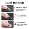 7ml Nail Glue Gel For Falses Tips Nail Art Decoration Adhesive Tool False French Tips Glue Gel Fast Extension Sticking For Nails 6