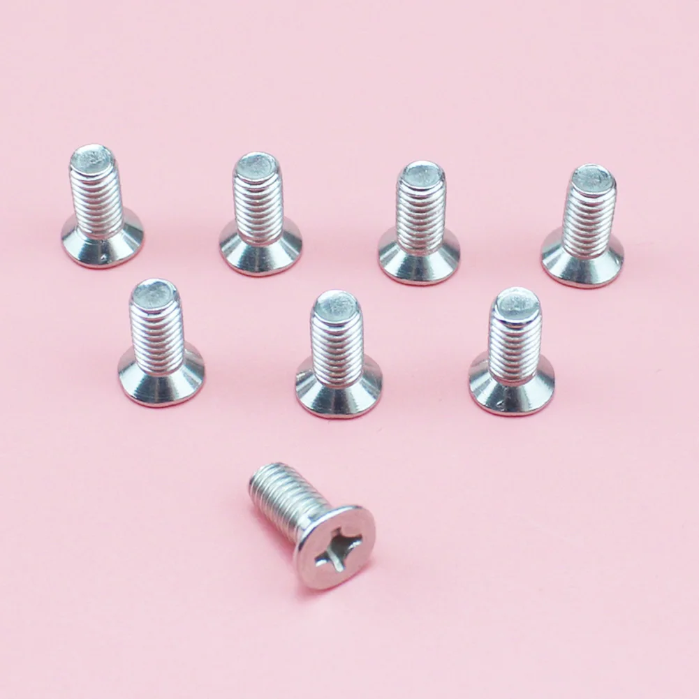 8PCS Stainless Steel Front Brake Disc Rotor Screws 6mm for Hyundai Kia