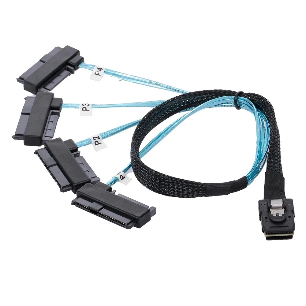 50 см внутренний 36 Pin Mini SAS SFF-8087 хоста до 4 SFF-8482 целевой Жесткий диск и SATA Мощность