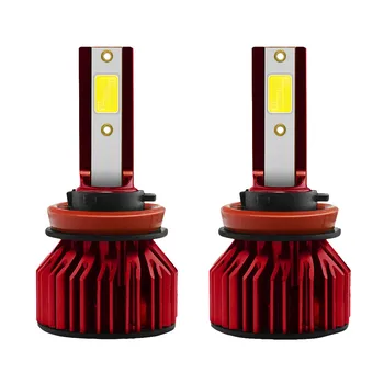 

Bright H7 H4 Led H11 Car Light Canbus Cob Headlight Bulb 100w 10000lm H1 9005 9006 H8 H9 6000k 12v Auto Led Headlamp #Zer