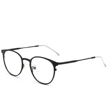 Новое поступление Ретро стиль женские металлические очки для глаз качественные модные стильные круглые оптические очки для дизайна бренда для женщин