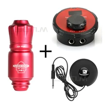 Профессиональный алюминиевый мини-набор для татуировки, моторная машина, волшебная сила и перманентный макияж, аксессуары для татуировки