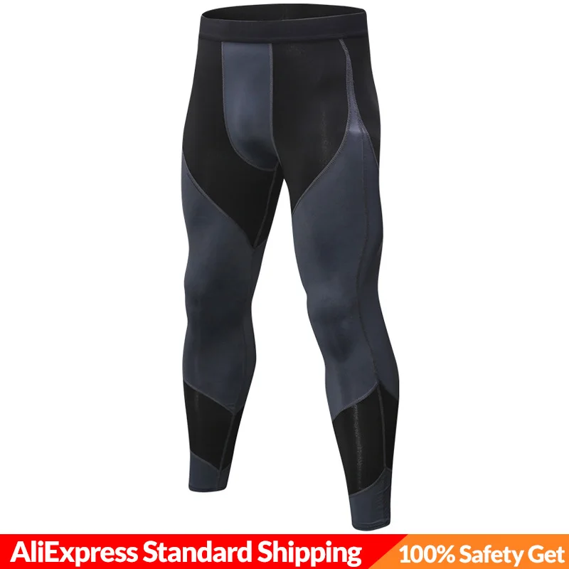 Black Gray Pant Зимние мужские кальсоны, комплекты термобелья, быстросохнущее, анти-микробное, стрейч, мужское термобелье, мужское теплое, фитнес-подарок - Цвет: Black Gray Pant