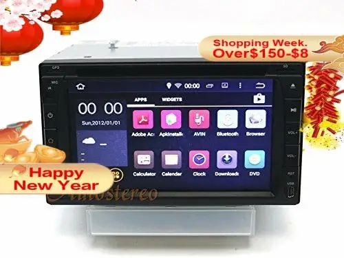 Автомагнитола мультимедийный dvd плеер android универсальный автомобильный стерео gps