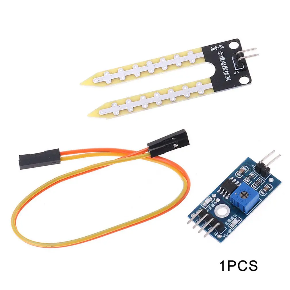 

10 PCS Soil Hygrometer Detection Module Moisture Sensor For Smart Car Dual Output Mode Lm393 Comparator Chip Module