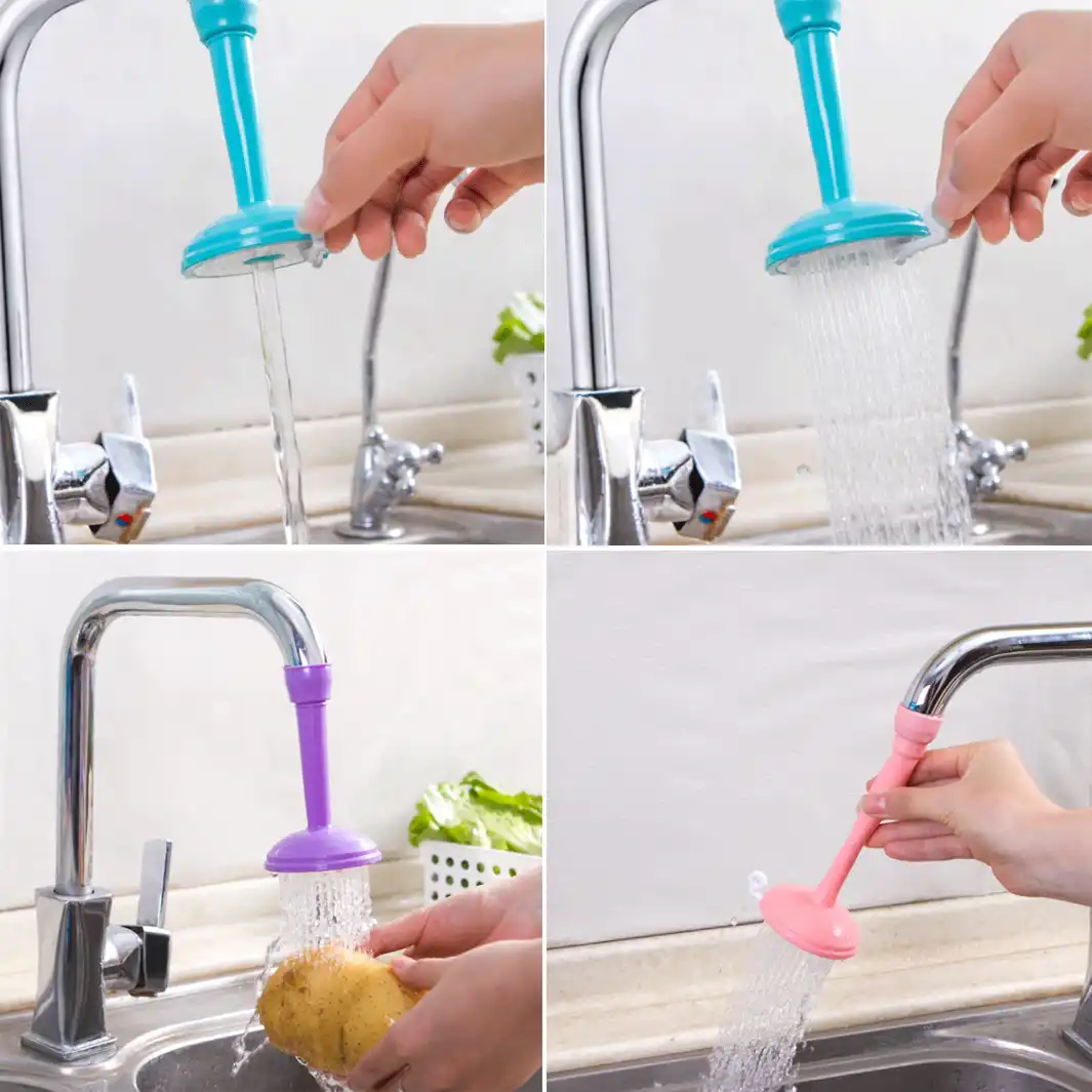 House Faucet Extension Water Saving Tap With Water Stop Valve