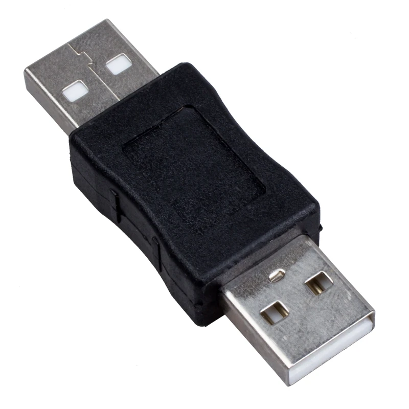 Переходник SODIAL(R) USB A Разъем «Папа-папа» черный