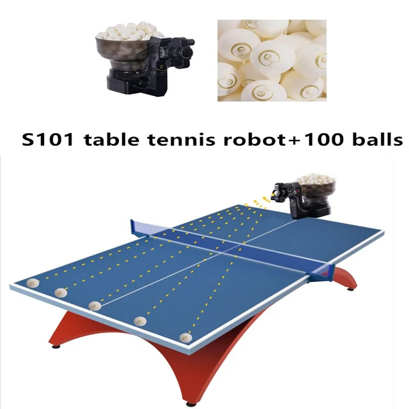 Machine à balles de Ping-Pong automatique, avec filet, avec télécommande,  Robot d'entraînement pour Tennis de Table, pour débutants - AliExpress