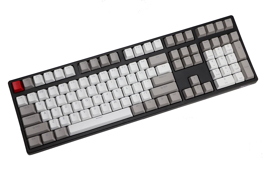 Ретро серый pbt двойной выстрел keycap oem с подсветкой колпачки для механических клавишных 87 tkl 104 108 ansi колпачки для ключей