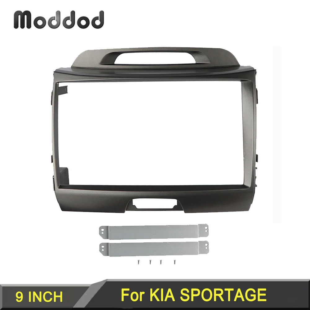 Автомобильный радиоприемник Fascia 9 дюймов для KIA SPORTAGE 2010-2015 комплект установки