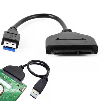 

22 Pin SATA3 To USB 3.0 2.5 Inch Hard Drive SSD Adapter Connector Converter Part