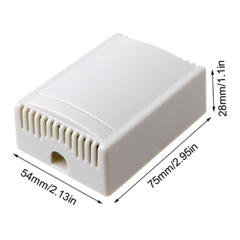 

Remote Switch Garage Door Curtain Wireless Doorbell Relay Receiver Module 433MHz RF 4 Button Remote Controller