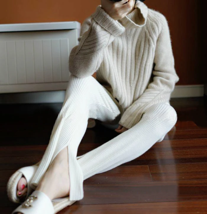 Женские зимние свитера высокого качества, водолазка с длинным рукавом, вязаный женский пуловер, кашемировые свитера для женщин