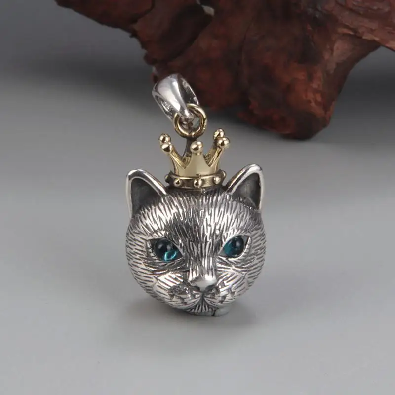 Vintage Crown Leopard Head Pendant Necklace Give Woman Personality Punk Rock Hip Hop Jewelry | Украшения и аксессуары
