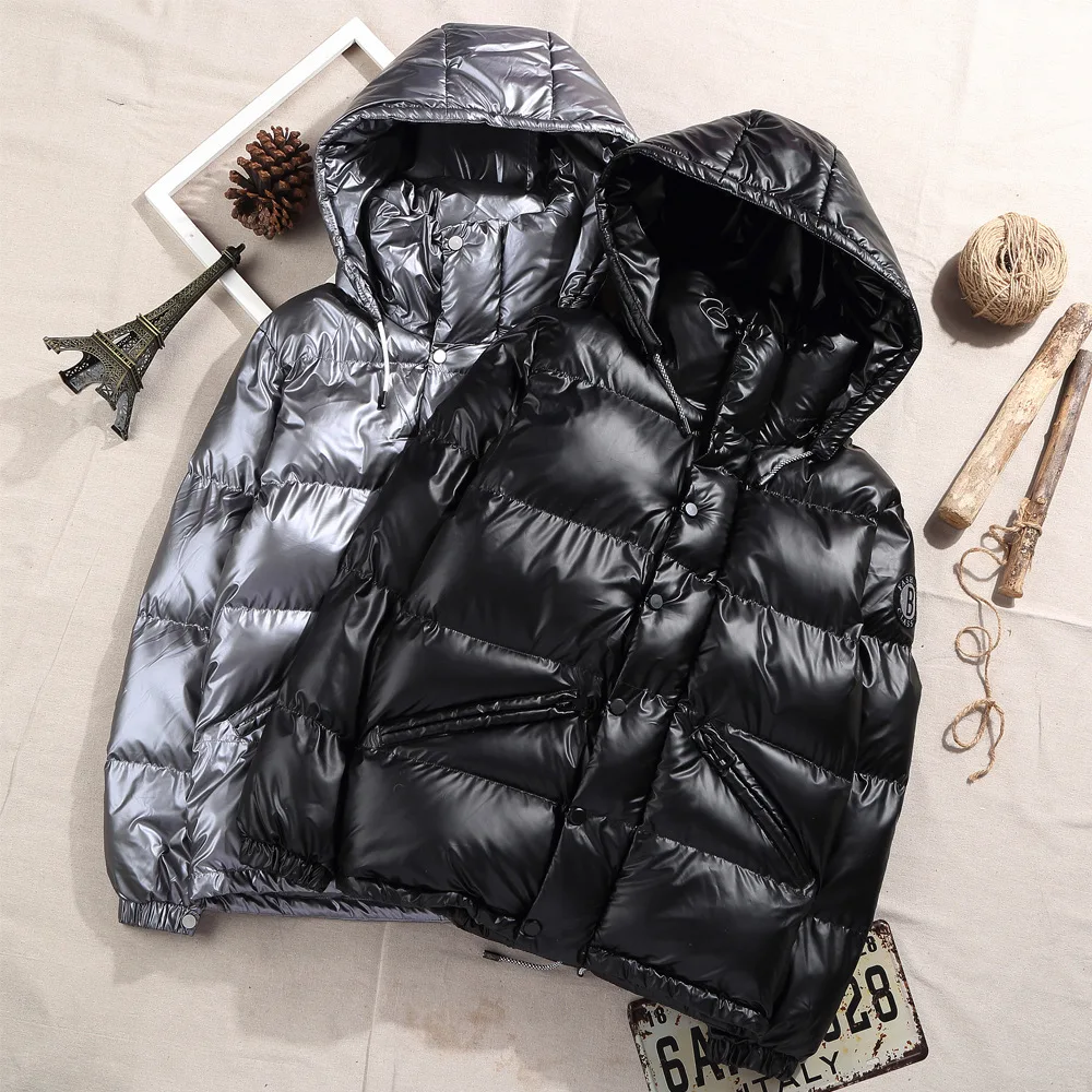 

Winter Clothes Lovers Cotton-padded Clothes Trend Loose Coat Even Cap Light Noodles Will Thickening Cotton Men's Wear