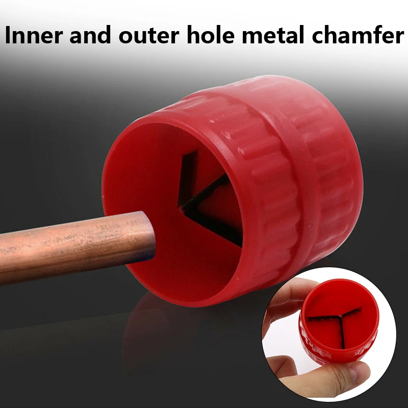 1 Pc New Internal External Tube Pipes High Qulity Internal External Tube Pipes 3mm-38mm Aluminium Metal Tubes Deburring Tool