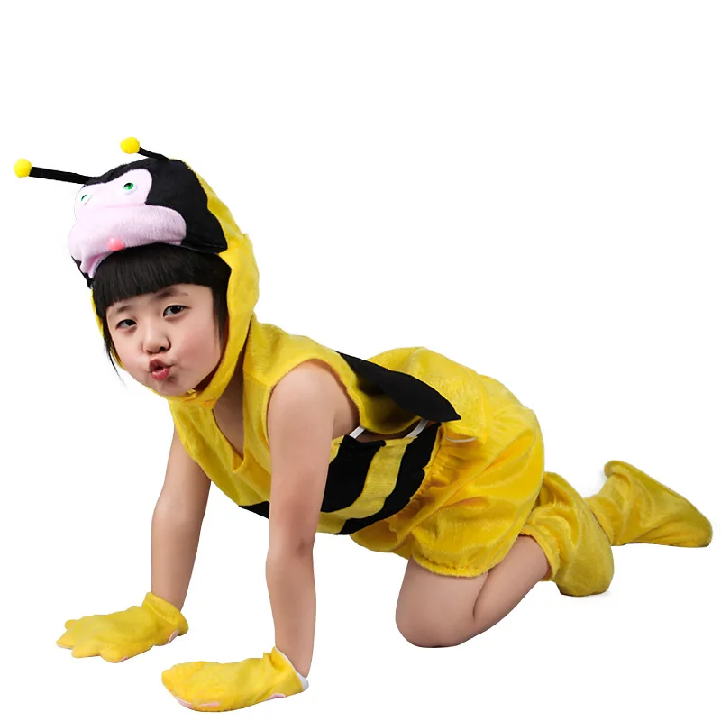 New Cartoon Animals Bug Costumes Kids Cosplay Jumpsuit Bee Costume Fancy Party Dress for Children Girls Boys New Cartoon Animals Bug Costumes Kids Cosplay Jumpsuit Bee Costume Fancy Party Dress for Children Girls Boys
