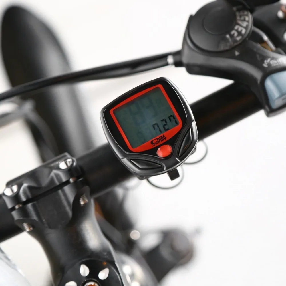 

NEW Bicycle Meter Speedometer Bike Digital LCD Cycling Computer LCD Odometer Speedometer Stopwatch For Bike SD-548B