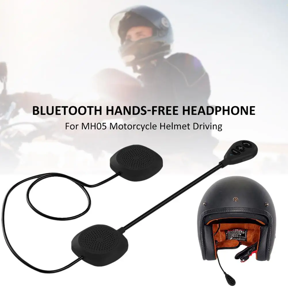 Intercomunicadores De Casco Moto Bluetooth Hands-free наушники антипомех гарнитура для MH05 мотоциклетный шлем вождения