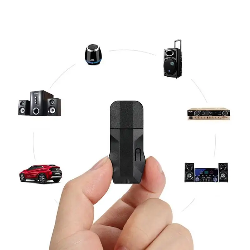Прочный Bluetooth адаптер износостойкий 3,5 мм AUX USB Hands-free адаптер беспроводной аудио музыкальный приемник
