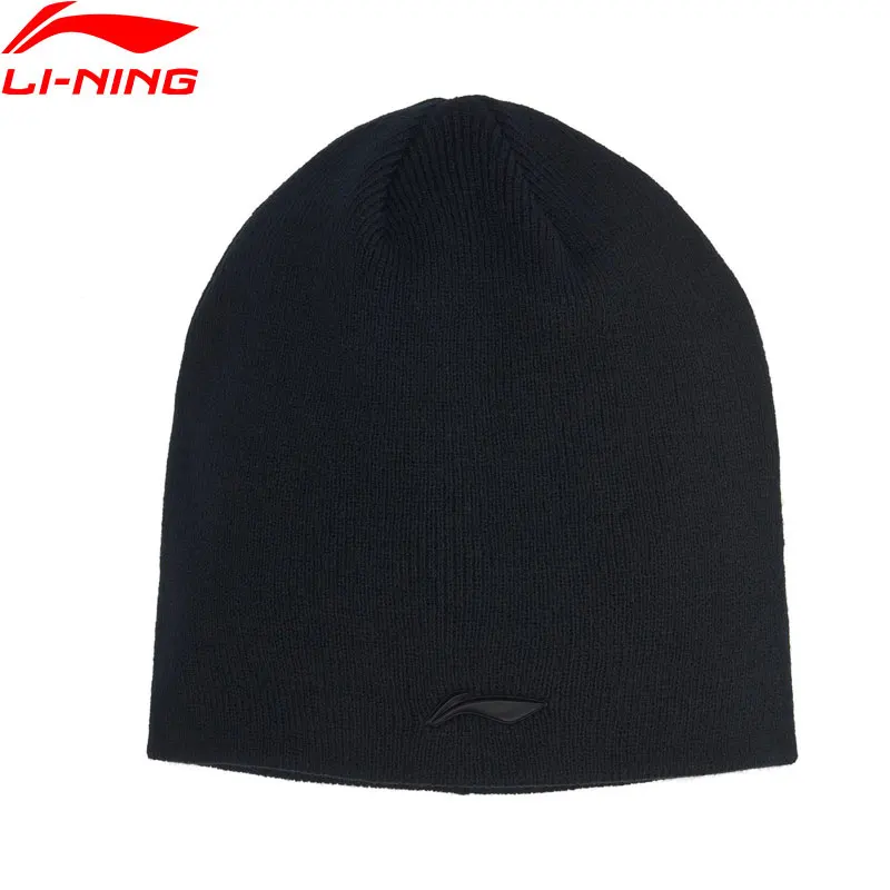

Li-Ning Unisex The Trend Knitted Hat Anti-static Warm Acrylic Comfort 22CM LiNing Sports Hats Caps AMZP004 PMM324