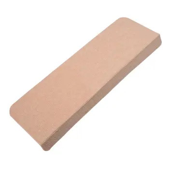 

5 Pieces Luminous Non-slip Stair Mat Coffee Four-leaf Clover Different Pattern Solid Wood Stair-free Rubber Stairs Mat