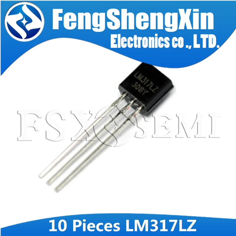 50PCS LM317L LM317LZ TO-92 LM317 Adjustable Regulator