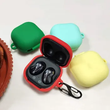 

Cover for Samsung Galaxy Buds Live Case Soft Silicone Earphone Accessories Protector with KeyChain for Galaxy Buds Live Cases