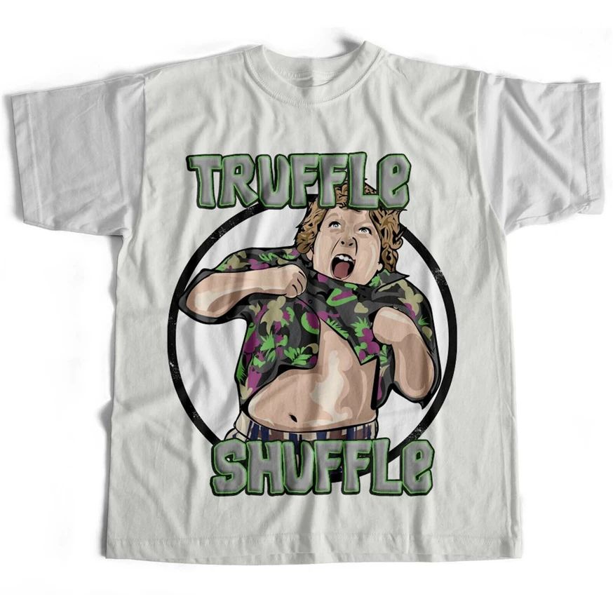 

Truffle Shuffle Goonies Film Movie Comedy Horror Retro T Shirt Loose Size Top Ajax Funny Tee Shirt