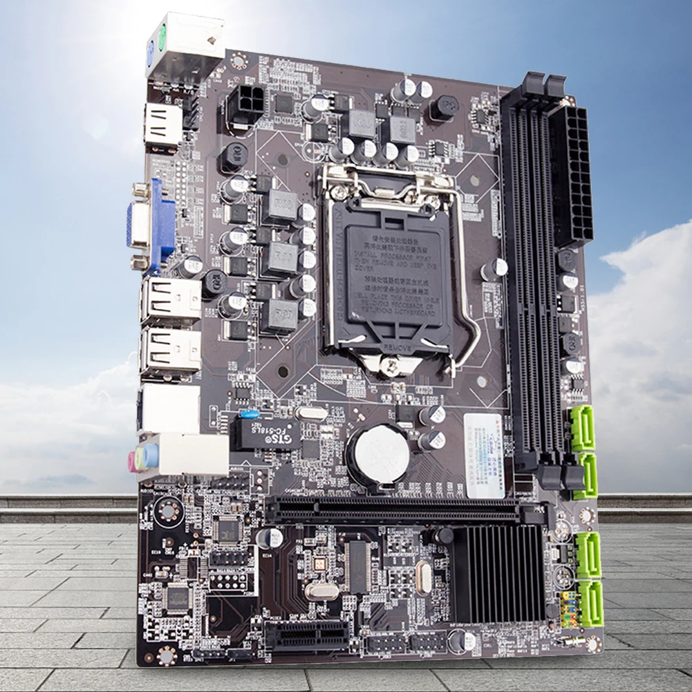 

H55 DDR3 For Processor Accessories Durable Office PCI-e Large Memory Computer Integrated USB Dual Channel Desktop Motherboard