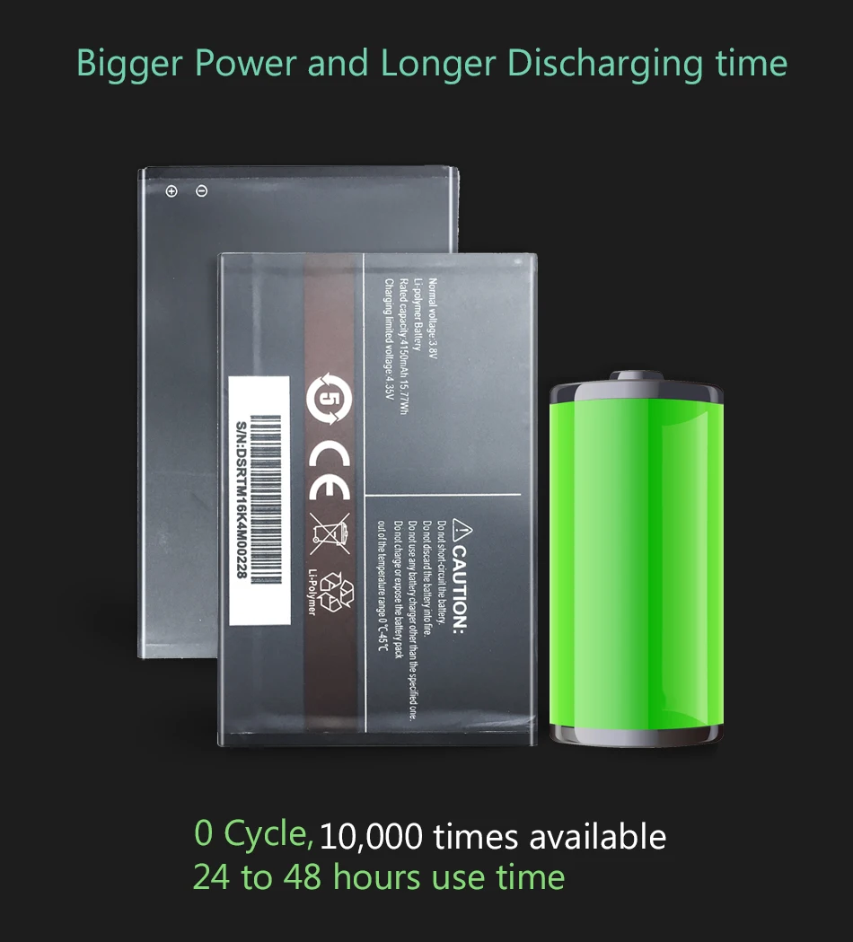 Для CUBOT динозавра 4150mAh аккумулятор для смартфона литий-ионные полимерные батареи для CUBOT динозавра