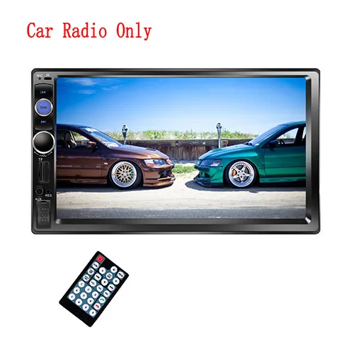 7010B Only Автомобильная семейная 2 Din Автомобильная Радио " Bluetooth стерео Мультимедийный плеер авторадио MP3 сенсорный экран авто радио Поддержка камеры заднего вида - Цвет: 7010B Only