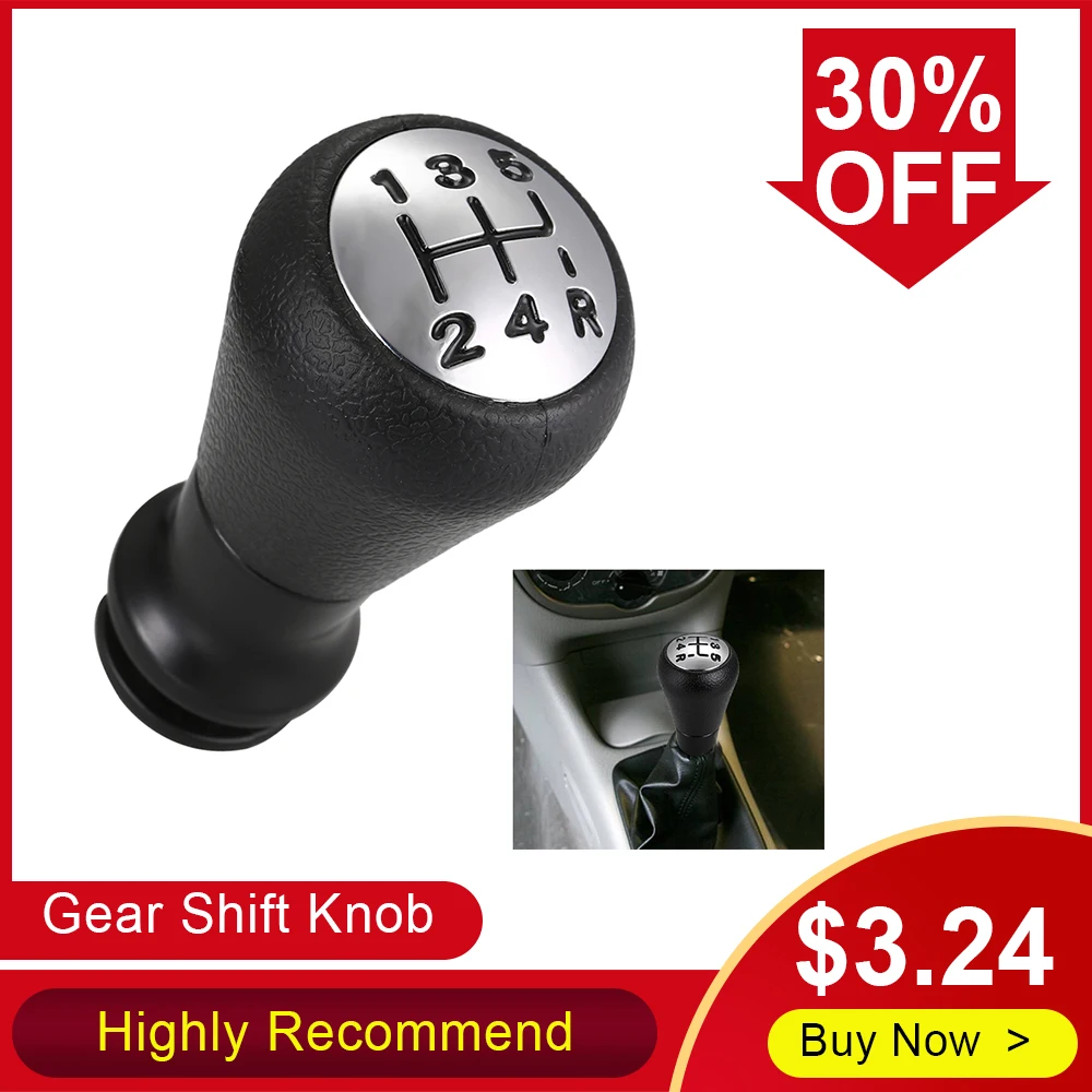

1 Set 5 Speed Manual Car Gear Shift Knob Brand New Plastic Gear Shift Knob Fit for Peugeot 106 107 205 206 207 306 307 308 405