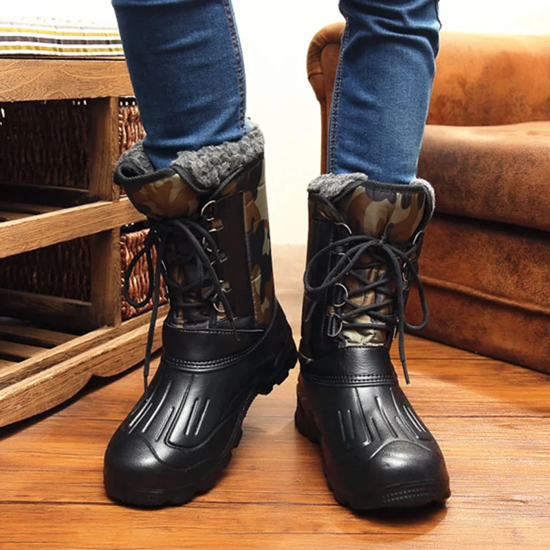 Winter Camo Military Tactical Boots 