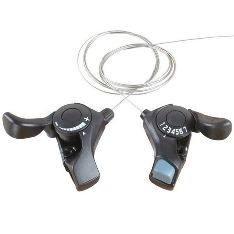 Rock bottom Price, Top quality 1 Pair Shifter Brake Black 21 Speeds
