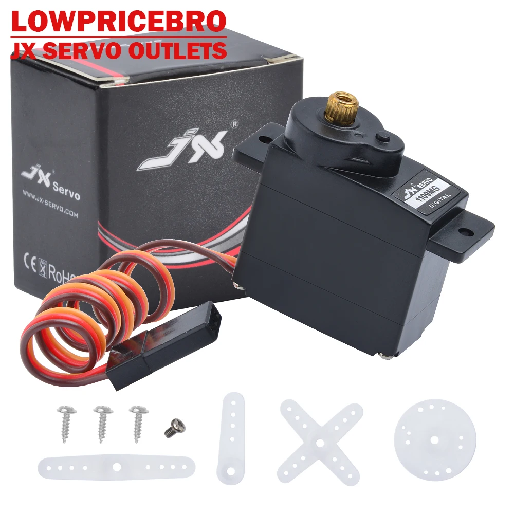 Цифровой серводвигатель JX PDI-1109MG 9g 2 5 кг с металлической шестерней для