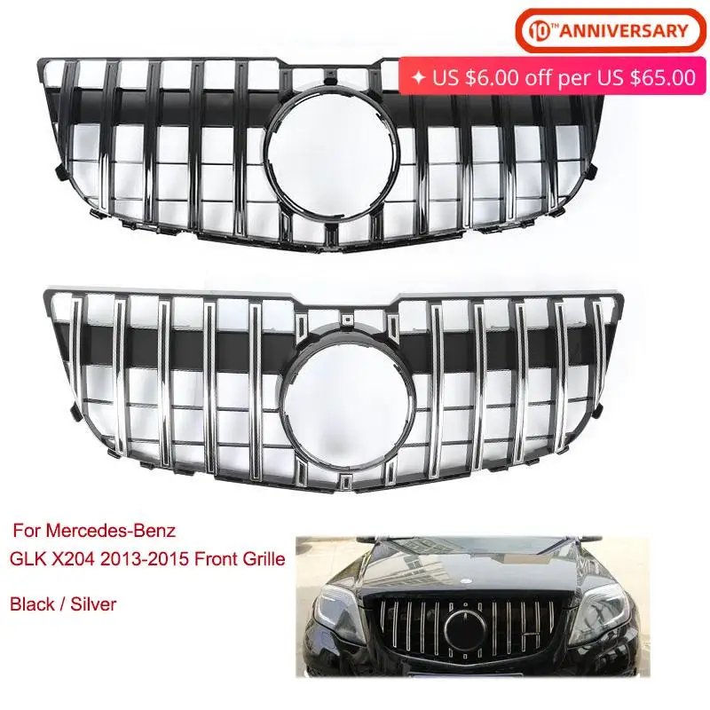 Передняя решетка сетки Vent бампер верхняя для Mercedes Benz GLK X204 GLK250 GLK300 GLK350 2013 2014 2015 250 350