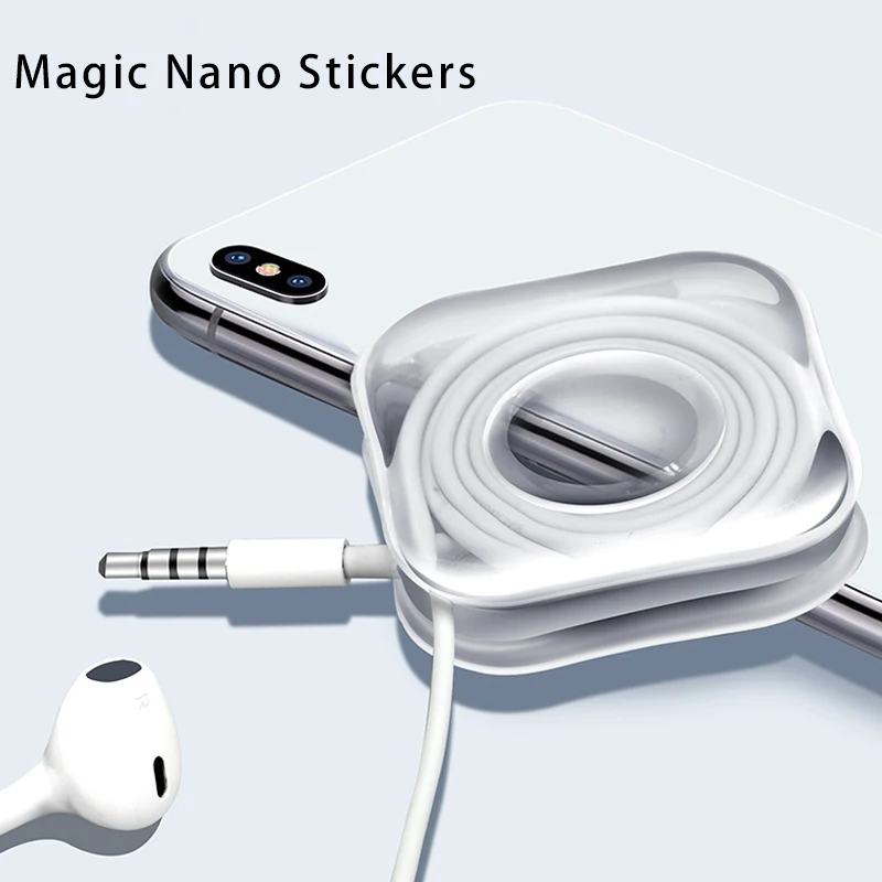 

Universal Magic Nano Stickers No Trace Phone Holder Casual Paste Rubber Pad Wall Stickers for Kitchen Car Phone Holder Gel Paste