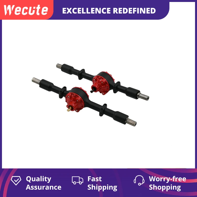 Wecute металлический дифференциал WPL D12 1/10 RC Шестерня задняя ось Корпус Запасные