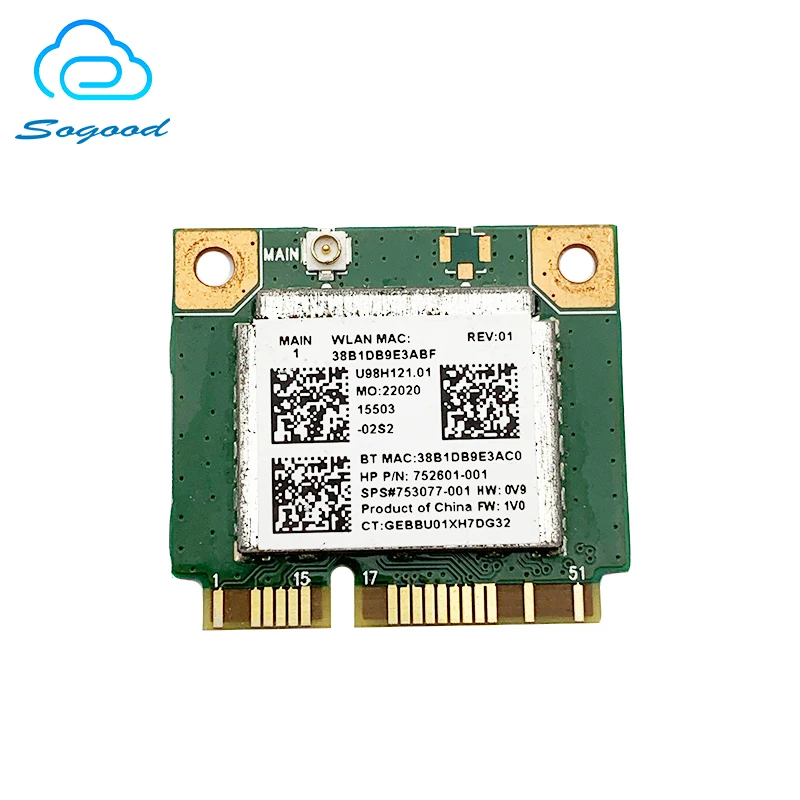 New wifi bluetooth 4 0 for realtek rtl8723be 802 11ac b g n mini pci e