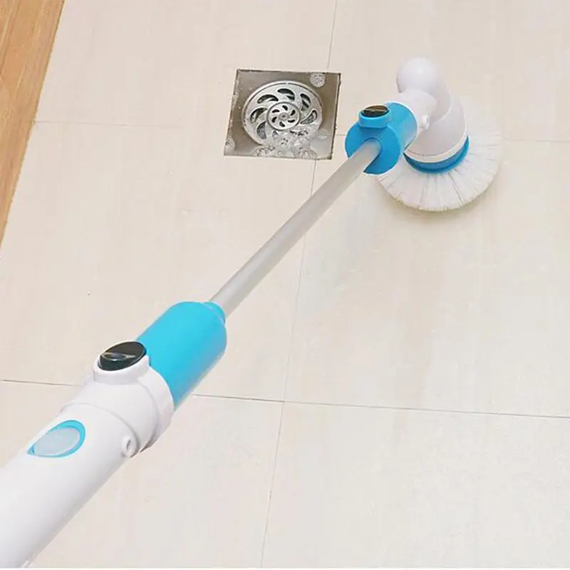 

Adjustable Turbo Scrub Charging Waterproof Electric Cleaning Brush Wireless Clear up Bathroom Kitchen Home Tools 19QE