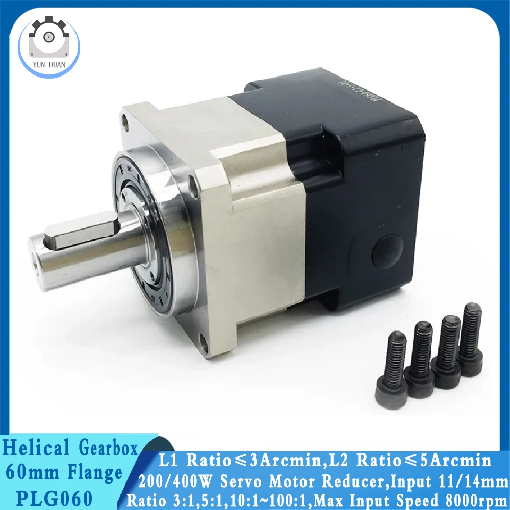 Helical Planetary Gearbox Gear High Precision Servo Motor Reducer 200W 400W 11/14mm Input Ratio3 5 10~100 3 Arcmin Speed | Обустройство