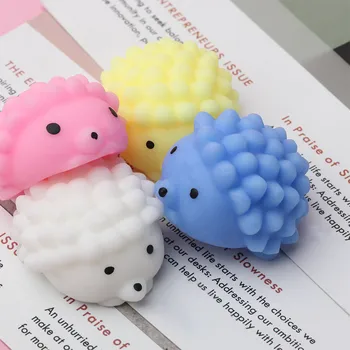 

Squeeze Toys Mini Hedgehog Squishy Cute Animals Anti-stress Ball Squeeze Soft Sticky Stress Relief Funny Gift Toy
