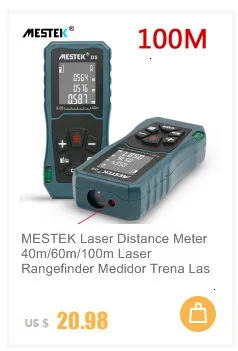 Mileseey лазерный дальномер 40 м/60 м/80 м/100 м измеритель расстояния измерительные Угловые инструменты диастиметр Trena цифровой дальномер Охота