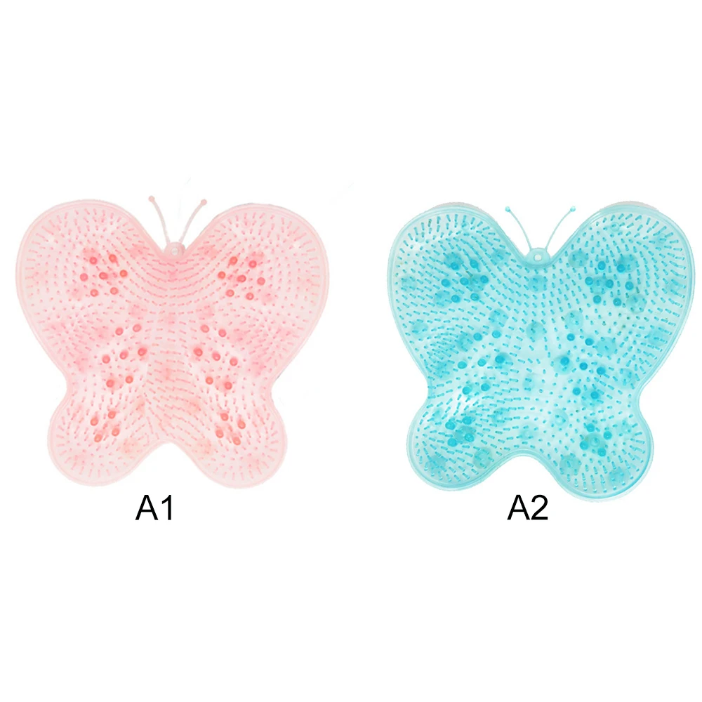 New Non-slip Bathroom Mat Safety Shower Bath Mat Plastic Colorful Point Bead Massage Pad Bathroom Carpet Bath Mat 30*32*25cm